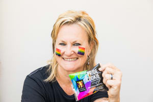 A Byron "Gay" cookie to celebrate Mardi Gras Month