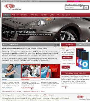 DuPont Performance Coatings web launch