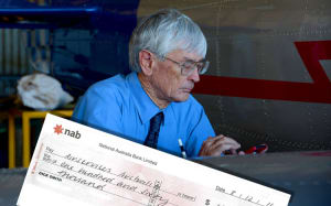 Dick Smith sends Airservices Money for Weather Cams