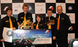 Students revving up for F1 in Schools