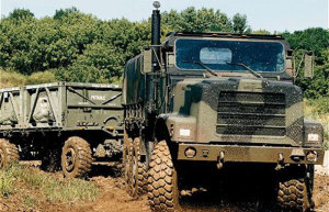 Protests at Oshkosh FMTV award