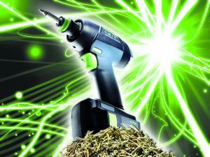 Drill with a brushless motor