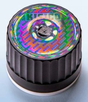 Hologram cap guards against counterfeiting