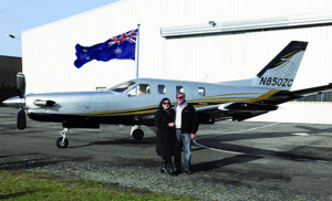 TBM 850 lands in Australia