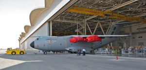 First A400M leaves Final Assembly Line
