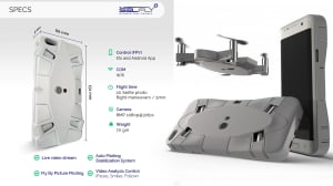Selfly - a personal drone that doubles as a phone case 
