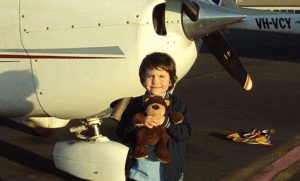Melbourne pilot inspires young daughter with first flight