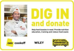 Wiley calls for donations ahead of CEO CookOff