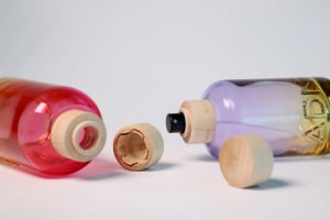 Wood drives circular fragrance pack design 