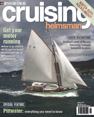 Get your motor running to buy the April issue of Cruising Helmsman