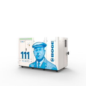 Boge's 'exce111ence' with anniversary machine