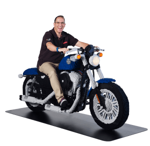 This exhibition contains over 450,000 bricks 