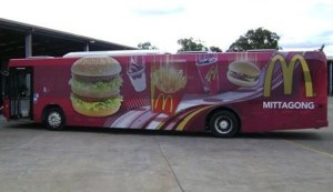 Call to remove junk food ads from public transport