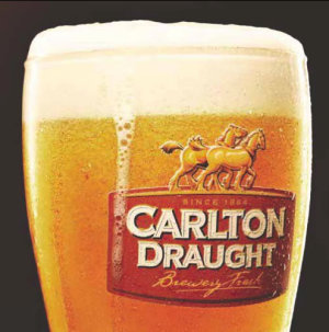 What is the beer of choice for Aussie men?