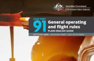 CASA releases Draft Part 91 Plain English Guide
