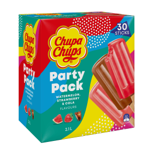 Party-sized treats from Bulla and Chupa Chups