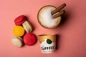 Coffee and a snack: Edible coffee cups take off