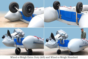 Move small boats easily and safely with Wheel-A-Weigh