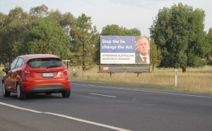 Dick Smith Billboards target the DPM