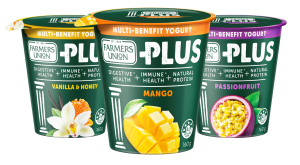 Farmers Union's gut friendly yoghurt range
