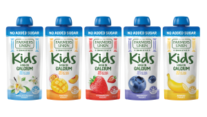 Farmer's Union high calcium pouches for kids