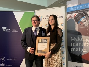 RollsPack's young achiever shines at Melbourne Business Awards