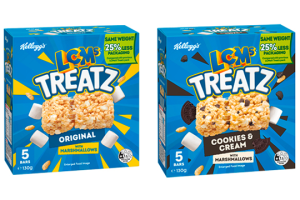 Kellogg's cuts paper use in LCMs Treatz packs