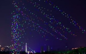 New world record 1000 drones fly at Lantern Festival