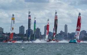 Slingsby and Ainslie's rivalry erupts in Sydney SailGP opener