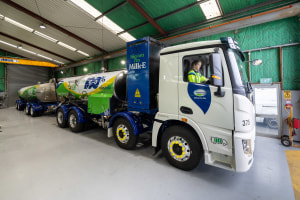 Fonterra launches electric milk tanker 