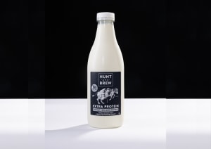 Hunt and Brew high-protein milk lands in Coles
