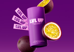 LVL UP unlocks Passionfruit flavour