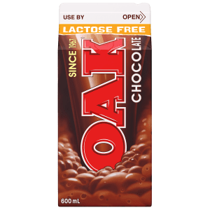 Chocolate Oak now lactose free