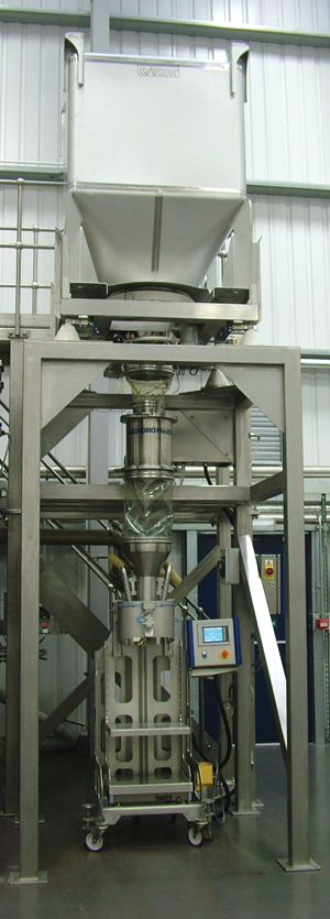 Upgrade for IBC-based powder packer