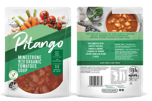 Pitango unveils resealable zipper soup pouch