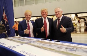 ScoMo and Trump tour Pratt plant