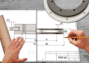 Finding bearings for a compact installation