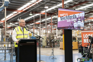 PM Morrison opens new $20m Bickford’s bottling line