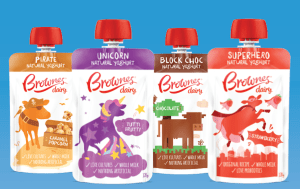 Brownes Dairy extends yoghurt pouch range