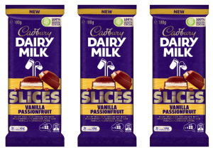 Vanilla Passionfruit joins Cadbury slice range 