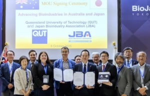 QUT signs biotech collaboration MOU with Japan