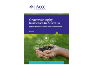 ACCC greenwashing sweeps up food and beverage sector 