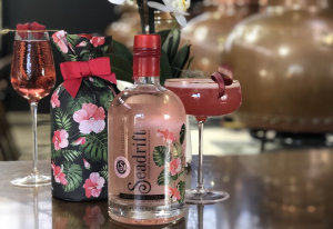 Seadrift Distillery’s No-Lo Pink Hibiscus Gin