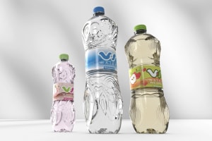 Sidel debuts square bottle for nitrogen-dosed water