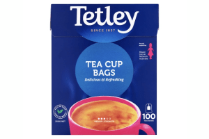 Tetley’s pink pack shouts support from shelf