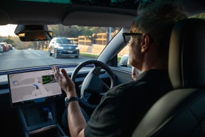 Tesla makes history with first self-driving trip in Australia