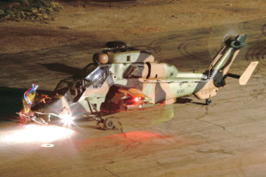 Hellfire missiles fired from Tiger ARH