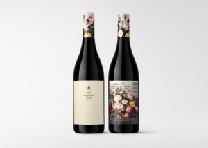 Gentle wave in wine and design