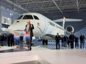 Dassault unveils Falcon 10X as new flagship business jet