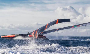 Luna Rossa AC75 dismasts while on sea trial off coast of Marina di Capitana 